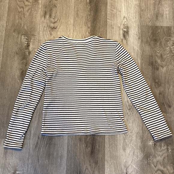 EUC Madewell Ribbed Henley Longsleeve Size Small - Picture 7 of 7